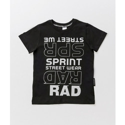 Sprint Παιδικό T-Shirt Κοντομάνικο Μαύρο 231-3051-S200