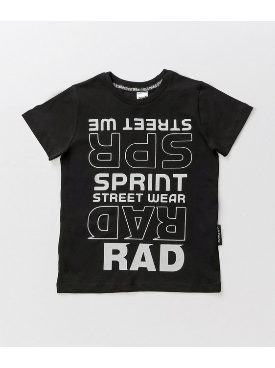 Sprint Παιδικό T-Shirt Κοντομάνικο Μαύρο 231-3051-S200