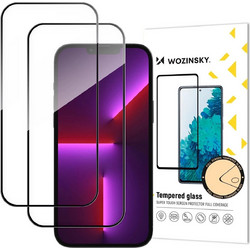 Wozinsky Full Glue Tempered Glass 2-pack (iPhone 17 Pro)
