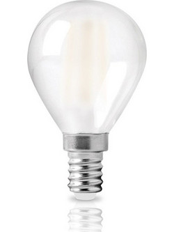 Λάμπα Led E14 σφαιρική 6W Milky 2800K 520lm 44-05032 FOSME