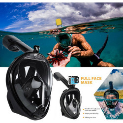 Μάσκα Θαλλάσης Full Face Με Αναπνευστήρα Και Action Camera HD 1080P Snorkel Mask