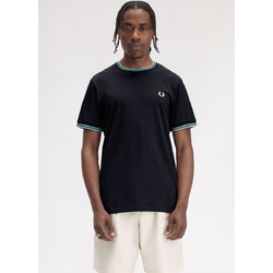 Fred Perry Ανδρική Μπλούζα Τ-Shirt Twin Tipped M1588-Y60 Μπλε