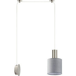 Home Lighting Κρεμαστό Φωτιστικό Οροφής Μονόφωτο E27 Γκρι SE21-NM-4-NM1W-SH2 77-8797
