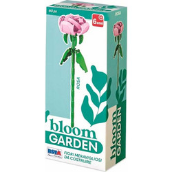 Bloom Garden - Σετ Κατασκευής Τριαντάφυλλο με 60 Τουβλάκια