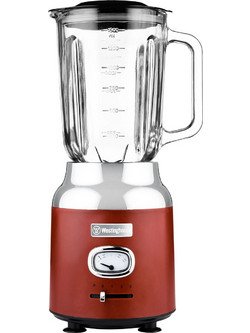 Westinghouse Retro WKBE221RD Μπλέντερ για Smoothie με Γυάλινη Κανάτα 1.5lt 600W