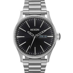 Nixon Sentry SS Ανδρικό Ρολόι με Ασημί Μεταλλικό Μπρασελέ A356-2348-00