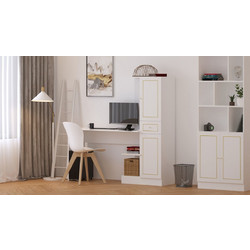 Hanah Home Σετ Γραφείο Ξύλινο με Βιβλιοθήκη RB-087