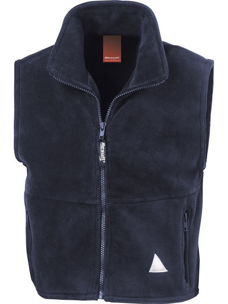 Result Παιδική Ζακέτα Fleece με Φερμουάρ Navy Μπλε R037JY