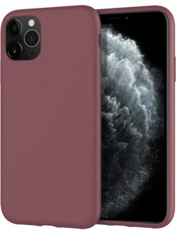 Θήκη Rubber Ενισχυμένης Σιλικόνης για iPhone 11 Pro Max Μπορντό