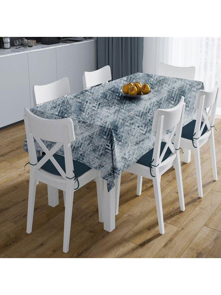 Καρέ Αλέκιαστο Skid Marks 471 Blue DimCol 90X90cm Βαμβάκι-Πολυέστερ