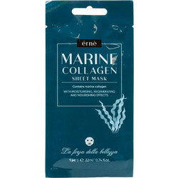Erne Marine Collagen Sheet Μάσκα Προσώπου για Αντιγήρανση Ενυδάτωση & Λάμψη με Κολλαγόνο 22ml