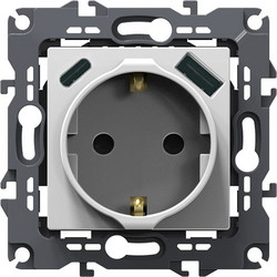 PRIME ΠΡΙΖΑ ΣΟΥΚΟ ΑΣΦΑΛΕΙΑΣ 1x2P+E 16A 250VAC & 2*USB (TYPE A+C) 5VDC 3A IP20 ΛΕΥΚΗ ACA - 1000116401