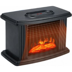 Mini Τζάκι Αερόθερμο με Εφέ Φλόγας-Flame Heater 1000W