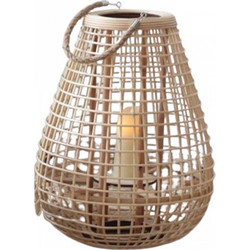 Μικρό Επιδαπέδιο 28x28x52cm Διακοσμητικό Boho Φαναράκι Bamboo 5871-FIJI