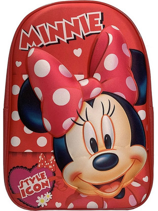 Disney Minnie 3D Σχολική Τσάντα Πλάτης Νηπιαγωγείου Ροζ 1000EVA31-9777B