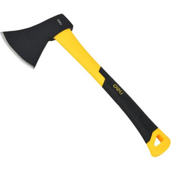 DELI τσεκούρι DL5710 με αντιολισθητική Fiberglass λαβή, 1000gr, 420mm