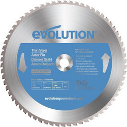 EVOLUTION T355TCT-90CS Δίσκος κοπής χάλυβα λεπτού πάχους 355 90 δόντια 25,4mm