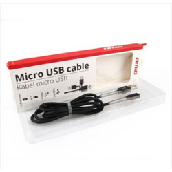 ΚΑΛΩΔΙΟ ΤΑΧΕΙΑΣ ΦΟΡΤΙΣΗΣ USB ΓΙΑ MICRO USB 2,4A 100cm AMiO - 1 ΤΕΜ