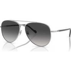Vogue VO4290S 323/8G Ανδρικά Γυαλιά Ηλίου Aviator Μεταλλικά Ασημί με Μαύρο Φακό
