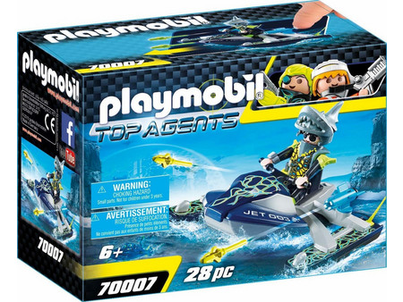 Playmobil Top Agents Aqua Scooter της S.H.A.R.K. Team για 6+ Ετών 70007