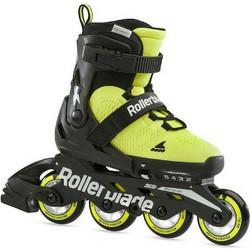 Rollerblade Microblade SE 2021 Inline Αυξομειούμενα Rollers Παιδικά Μαύρα Κίτρινα 43.071020
