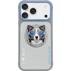 Nimmy Glasses Cool Dog MagSafe - θήκη για Apple iPhone 17 Pro Max - Γκρι