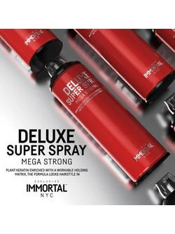 IMMORTAL Deluxe Super Strong Hair Spray Shine Look/500ml