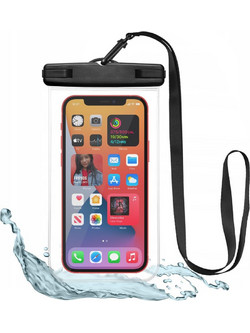 Tech-Protect Αδιάβροχη Θήκη για Κινητά έως 6.9'' Universal Waterproof Case IPX8 - Black/Clear