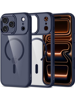 TECH-PROTECT MAGMAT MAGSAFE CASE IPHONE 17 PRO MAX deep blue / clear backcover