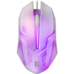 Defender MB-560L Cyber Ενσύρματο Gaming Ποντίκι RGB 1200 DPI White