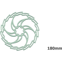 ΔΙΣΚΟΦΡΕΝΟΥ ΔΙΣΚΟΣ TKX 180mm - DB-05-180 silver