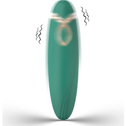 Clint Stimulator, 9 Vibration Modes, Silicone, USB Rechargeable, 11,2 cm - Green