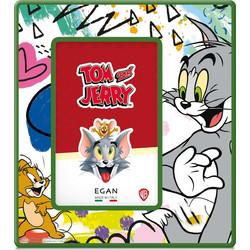 LOONEY TOONS - Ceramic Photo Frame 20x18cm - Tom & Jerry