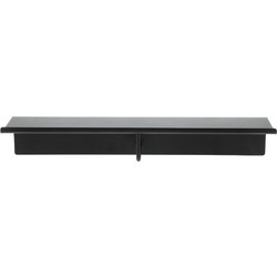 Ράφι Τοίχου Με Κρεμάστρα Ρούχων A-Coat Rack 80x21,5x14,8cm Black Zone Denmark