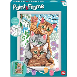 AS Paint & Frame Ζωγραφίζω Με Αριθμούς 'Γατάκια' για 7+ ετών