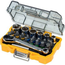 Dewalt Σετ Καστανίας , μύτες & Καρυδάκια 1/4" 24τεμ. - DT71516-QZ