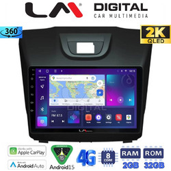 LM Digital ZB8435 Ηχοσύστημα Αυτοκινήτου με Οθόνη 2DIN USB Bluetooth & GPS