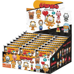Garfield 3D Foam Bag Clips Serie 1 Display (24)