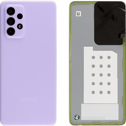 SAMSUNG A52 4G A525/A52 5G A526 BATTERY COVER + CAMERA LENS ΜΕ ΑΥΤΟΚΟΛΛΗΤΗ ΤΑΙΝΙΑ ΑΔΙΑΒΡΟΧΟΠΟΙΗΣΗΣ PURPLE 3P OR