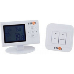 Stege SG300 RF Ασύρματος Ψηφιακός Θερμοστάτης Χώρου Ψύξης-Θέρμανσης