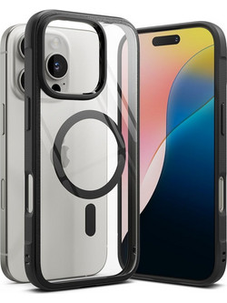 Θήκη Ringke Fusion Bold Magnetic Back Cover Πλαστικό / Σιλικόνης για iPhone 16 Pro Max - Μαύρο