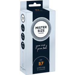My.Size 57mm Mister Size Προφυλακτικά Λεπτά με Λιπαντικό 10τμχ