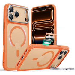 Θήκη iPhone 17 Pro ESR Classic Hybrid Magnetic with Stash Stand Ανθεκτική με MagSafe / Kickstand & Κάλυμμα για Camera Control - Frosted Orange (4894240291641)