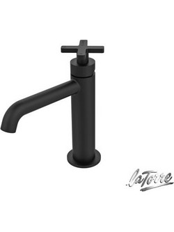 Μπαταρία Νιπτήρος ELLE CROSS Black Matt 38004-400 LA TORRE