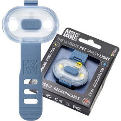 Max / Molly Matrix 2.0 Ultra LED - Φως Ασφαλείας Κολάρου για Σκύλο Γαλάζιο
