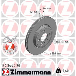 Zimmermann Δισκόπλακα - 150.3444.20