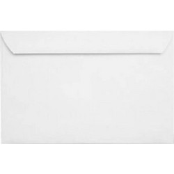 Metron Φάκελος Καρρέ Με Αυτοκόλλητο 13.3x18.3cm 90gr Λευκός 25 Τεμάχια