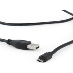 CABLEXPERT DOUBLE-SIDED MICRO-USB TO USB 2,0 AM CABLE 1,8M BLACK