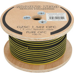 Ground Zero Gzsc 1.5x2 ofc Gzsc 1.5x2 Ofc 2x 1.50 mm ofc Speaker Wire Άμεση Παράδοση