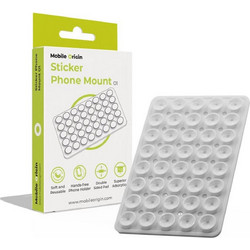 Mobile Origin Sticker Phone Mount O1 MO-SPM-C-WHT Βάση Κινητού με Βεντούζα Λευκή
